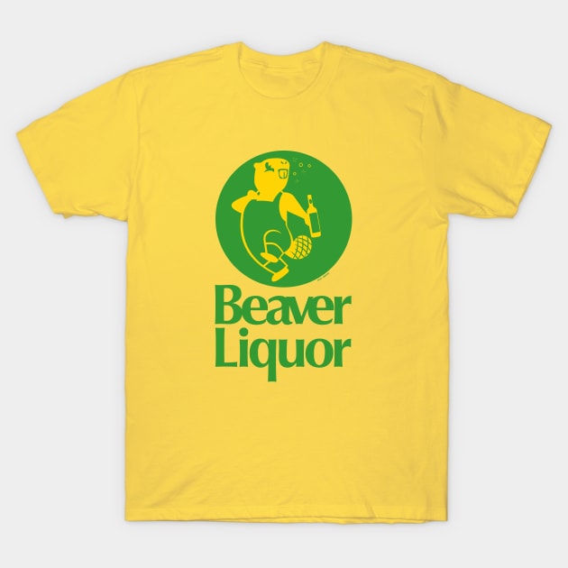 Beaver Liquor T-Shirt by Roufxis